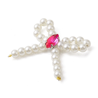Plastic Pearl Beads Pendants KK-H463-06P-04-1