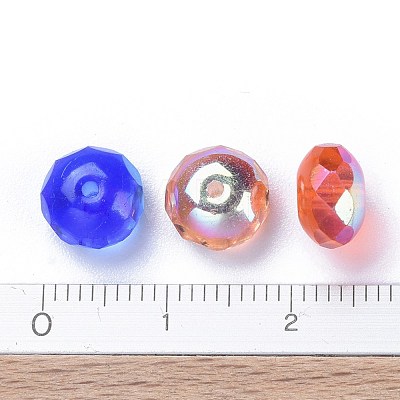 Electroplate Czech Glass Beads LAMP-D180-02-1