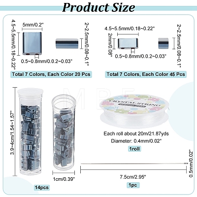  DIY Tile Bracelet Making Kit DIY-NB0008-91-1