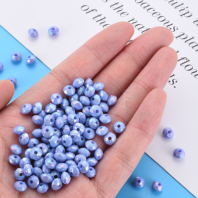 Opaque Acrylic Beads MACR-Q239-018C-04-1