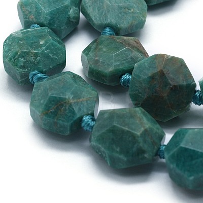 Natural Amazonite Beads Strands G-F655-10-1