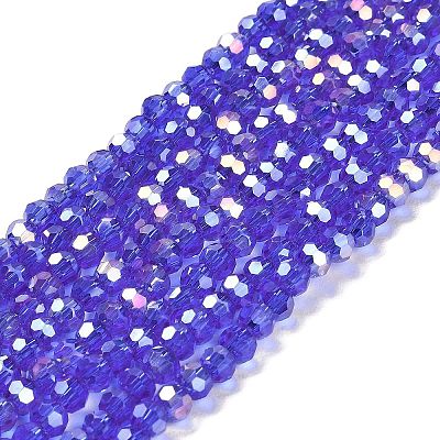 Transparent Glass Beads EGLA-A035-T4mm-B21-1