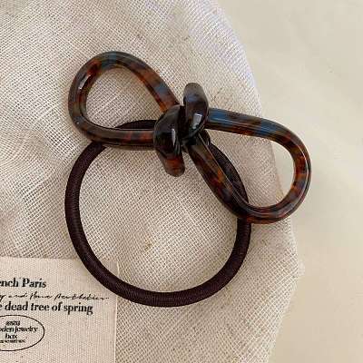 Cellulose Acetate(Resin) Hair Ties PW-WG783F5-03-1