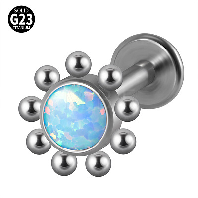 G23 Titanium Threadless Labrets WG33C7B-64-1