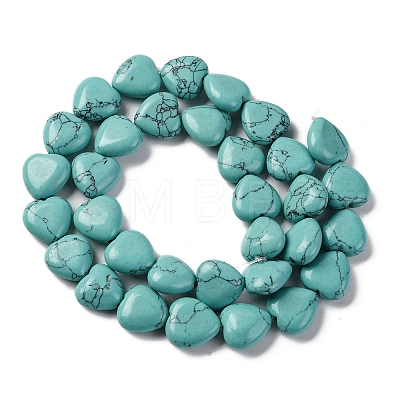 Synthetic Turquoise Beads Strands G-I372-A07-01-1