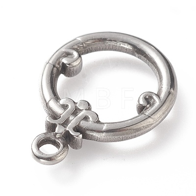 304 Stainless Steel Toggle Clasps Parts STAS-K209-03P-1
