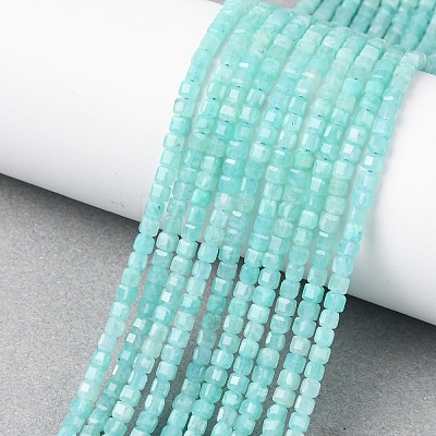 Natural Amazonite Beads Strands G-K366-H01-3mm-1