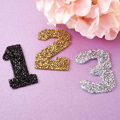 Glitter Hotfix Rhinestone DIY-TA0003-17-1