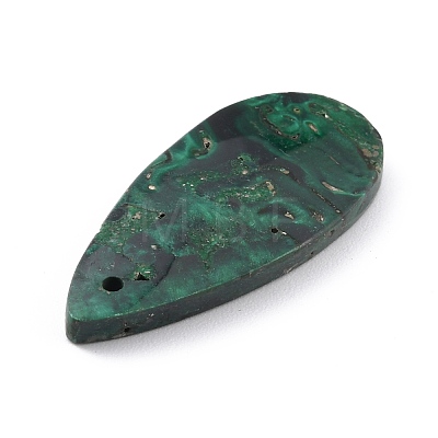 Natural Malachite Pendants G-K171-04H-1