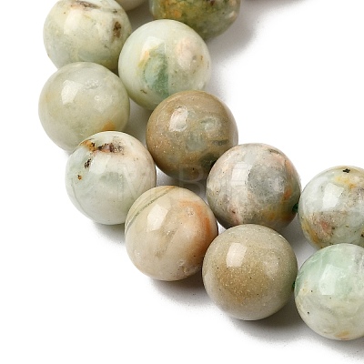 Natural Green Quartz Round Beads Strands G-Z127-A01-10mm-1