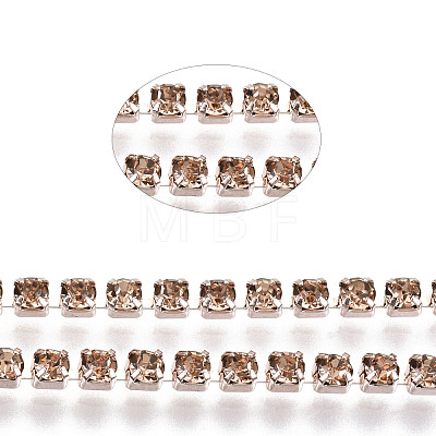 Electrophoresis Iron Rhinestone Strass Chains CHC-Q009-SS6.5-B18-1