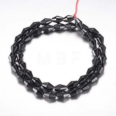 Magnetic Synthetic Hematite Bead Strands G-A164-09A-1