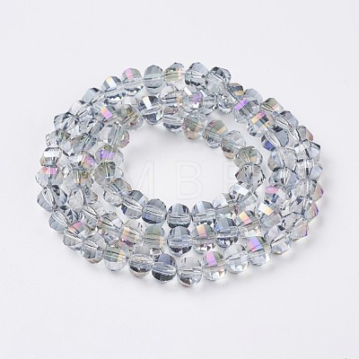 Electroplate Glass Beads Strands EGLA-L012-A-FR03-1