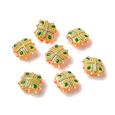 Glass Imitation Jade Beads GLAA-L051-03B-1
