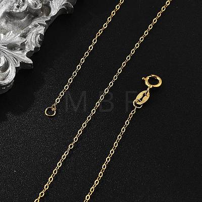 925 Sterling Silver Cable Chains Necklace for Women STER-I021-05G-1
