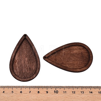 Natural Poplar Wood Big Pendants WOOD-N016-38-1