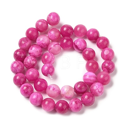 Natural Dyed Jade Beads Strands G-M402-C04-01-1