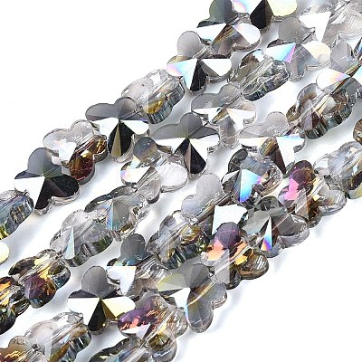 Electroplate Glass Beads Strands EGLA-Q135-04A-A06-1