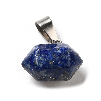 Natural Lapis Lazuli Pointed Pendants G-K335-03P-19-1