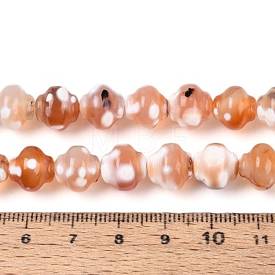 Dyed Natural Agate Beads Strands G-T144-27D-1