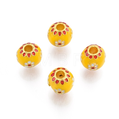 Alloy Enamel Beads PALLOY-P285-14MG-01-1