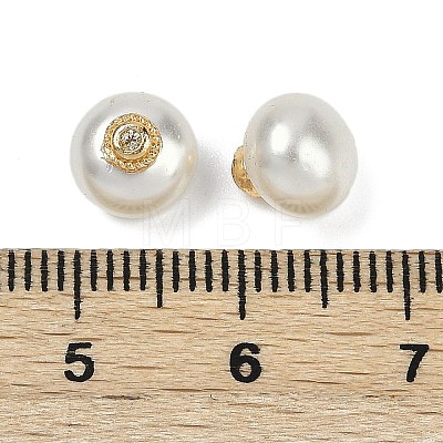 ABS Plastic Imitation Pearl Beads KK-F891-01G-01-1