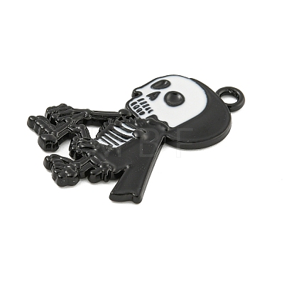 Halloween Alloy Enamel Pendants ENAM-M220-02C-B-1