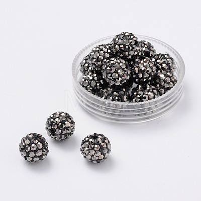 Pave Disco Ball Beads RB-H258-10MM-566-1