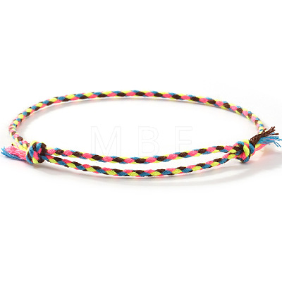 Bohemian Cotton Cord Braided Bracelets IT3177-14-1