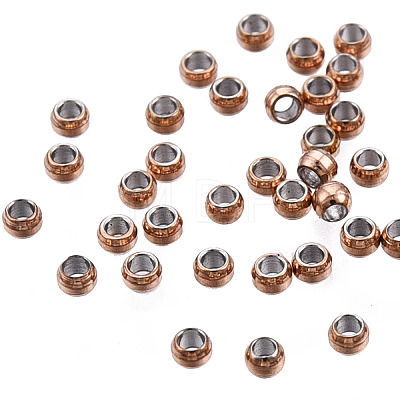 304 Stainless Steel Crimp Beads STAS-R065-80RG-1