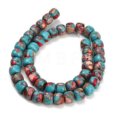 Dyed Synthetic Imperial Jasper Beads Strands GG-CBAA20A-03F-1
