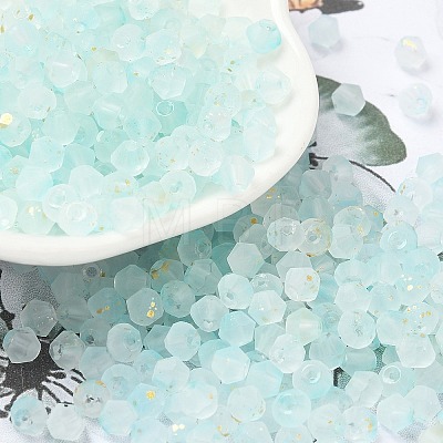 Frosted Glass Beads FGLA-D300-01B-1