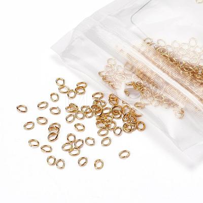 Brass Jump Rings KK-YW0001-26G-1