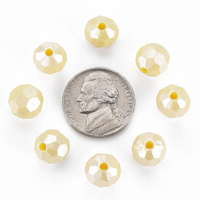 Opaque Acrylic Beads MACR-S373-69-A04-1