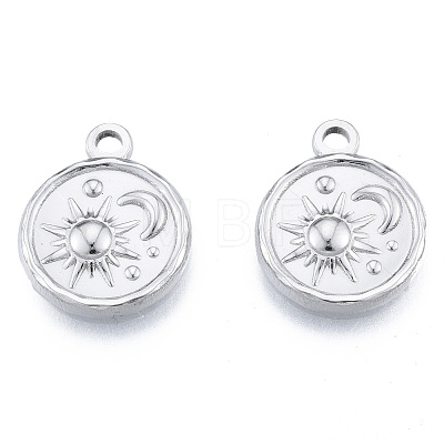 Non-Tarnish 201 Stainless Steel Pendants X-STAS-N098-182P-1