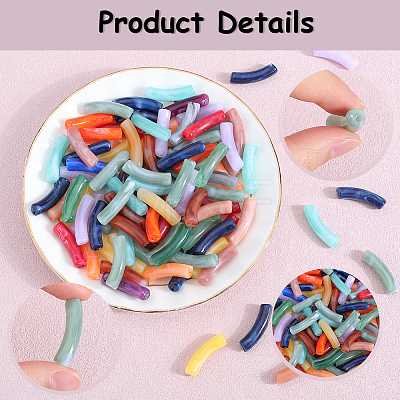 100Pcs Imitation Gemstone Acrylic Beads OACR-SP0001-05E-1