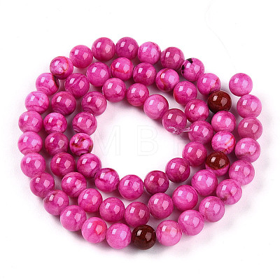 Natural Persian Jade Beads Strands G-A255-A02-01C-1