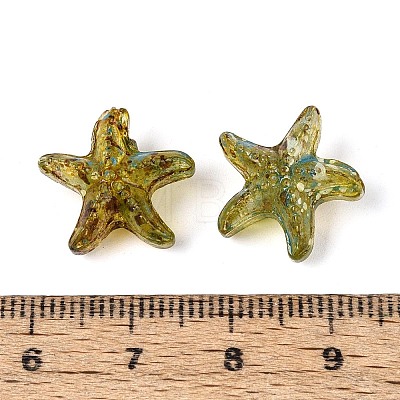 Picasso Transparent Glass Beads SEED-N012-02A-1