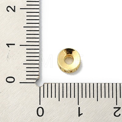 Rack Plating Brass Pave Cubic Zirconia Beads KK-M282-35GP-1