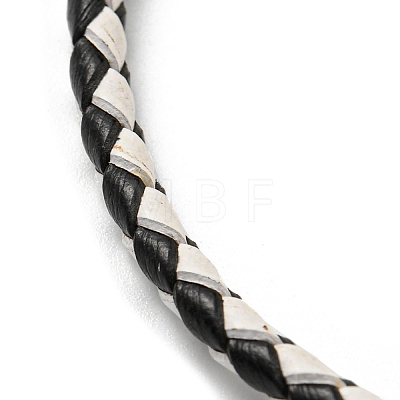 Leather Braided Cord Bracelets BJEW-G675-06G-04-1