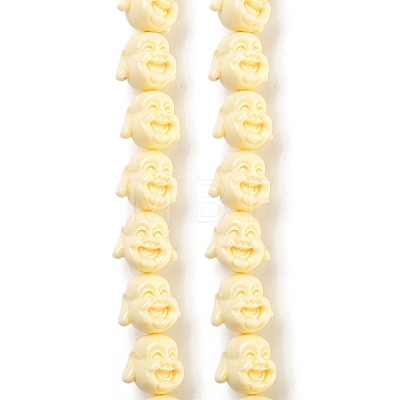 Synthetic Coral Carved Beads Strands CORA-B001-01B-1