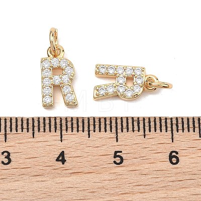 SHEGRACE Brass Micro Pave Clear Cubic Zirconia Pendants XGRQ29546-394G-R-1
