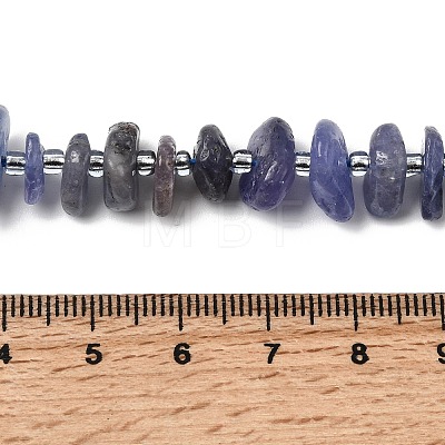 Natural Tanzanite Beads Strands G-L649-C07-01-1