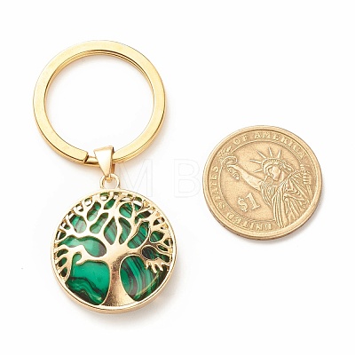 Synthetic & Natural Stone Keychain KEYC-JKC00312-1