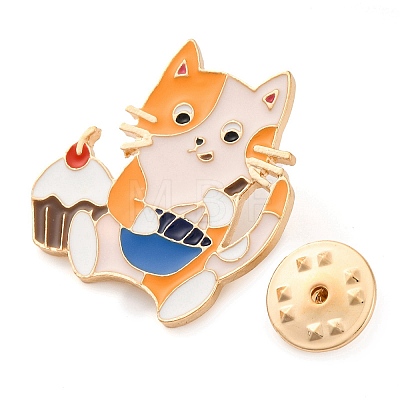 Cartoon Cat Enamel Pins JEWB-S024-02B-1