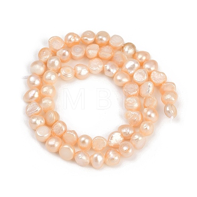 Natural Cultured Freshwater Pearl Beads Strands PEAR-P064-19H-02C-1