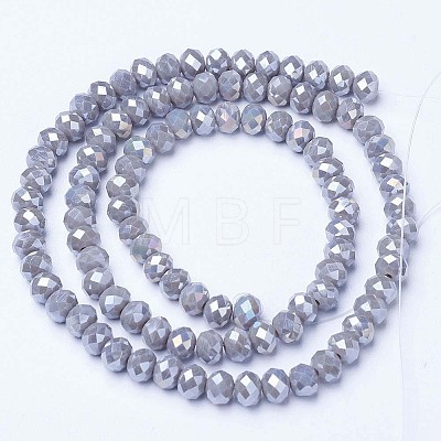 Electroplate Glass Beads Strands LS-EGLA-A034-P2mm-B17-1