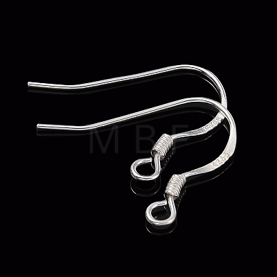 925 Sterling Silver Earring Hooks X-STER-K167-049B-S-1