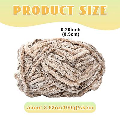 Soft Crocheting Polyester Yarn YCOR-FZC0001-01D-1