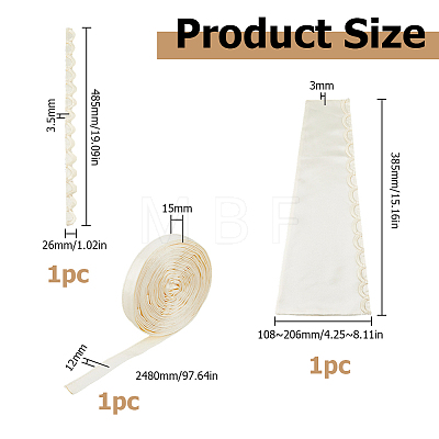 Bridal Dress Zipper Replacement AJEW-WH0609-837D-03-1